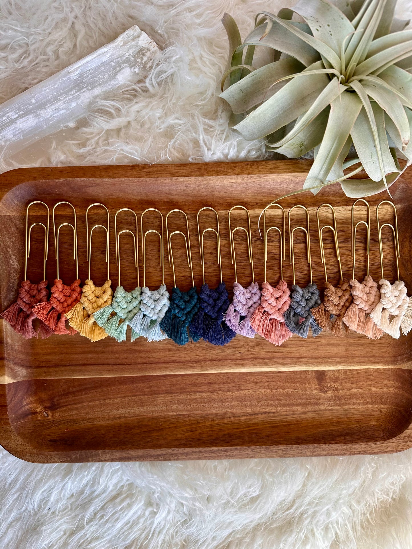 Macrame Bookmark Paperclip