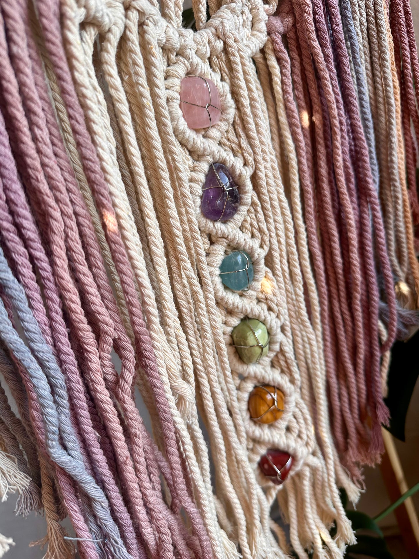 Lotus Chakra Medium Macrame Wall Hanging