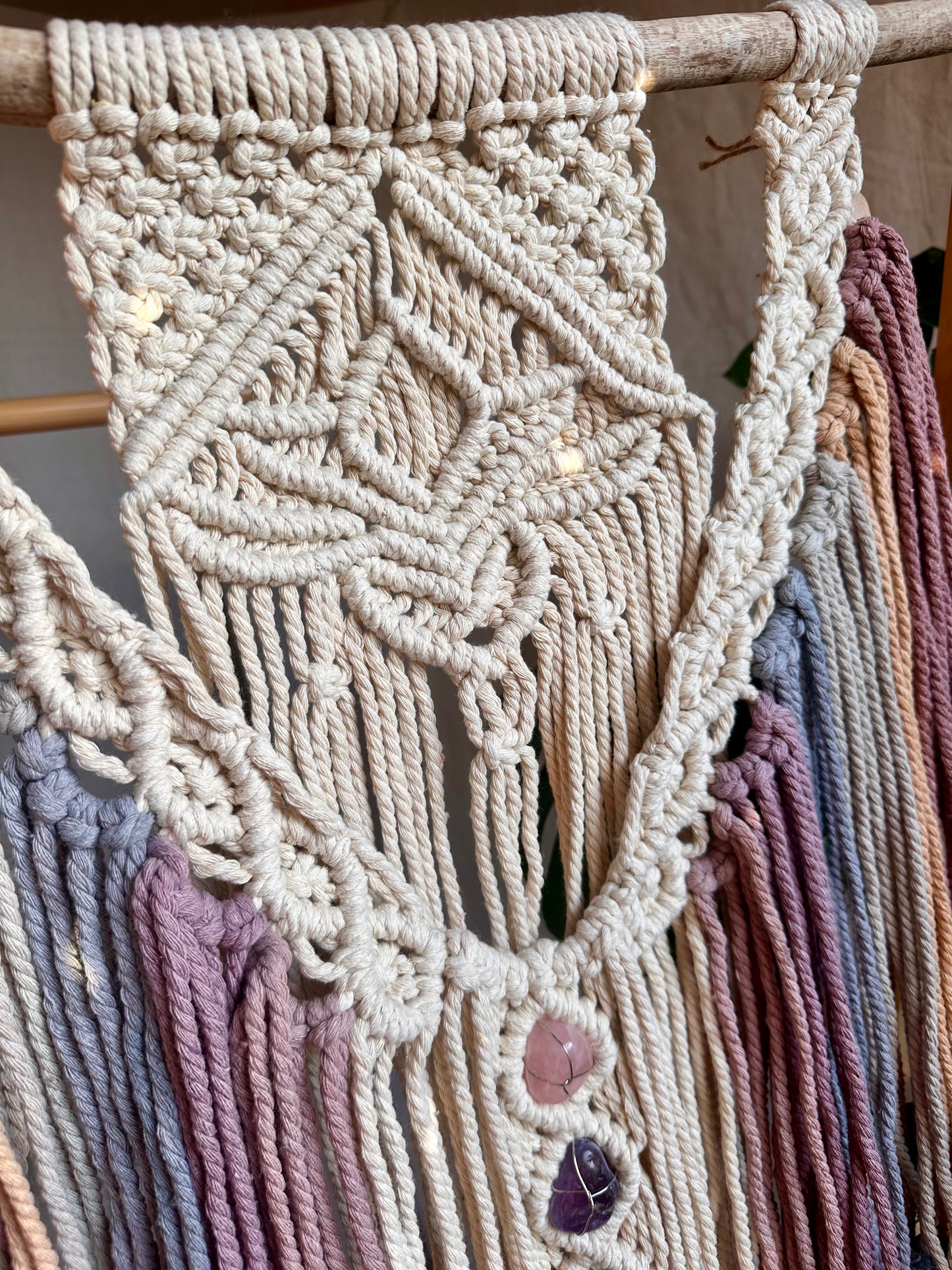 Lotus Chakra Medium Macrame Wall Hanging