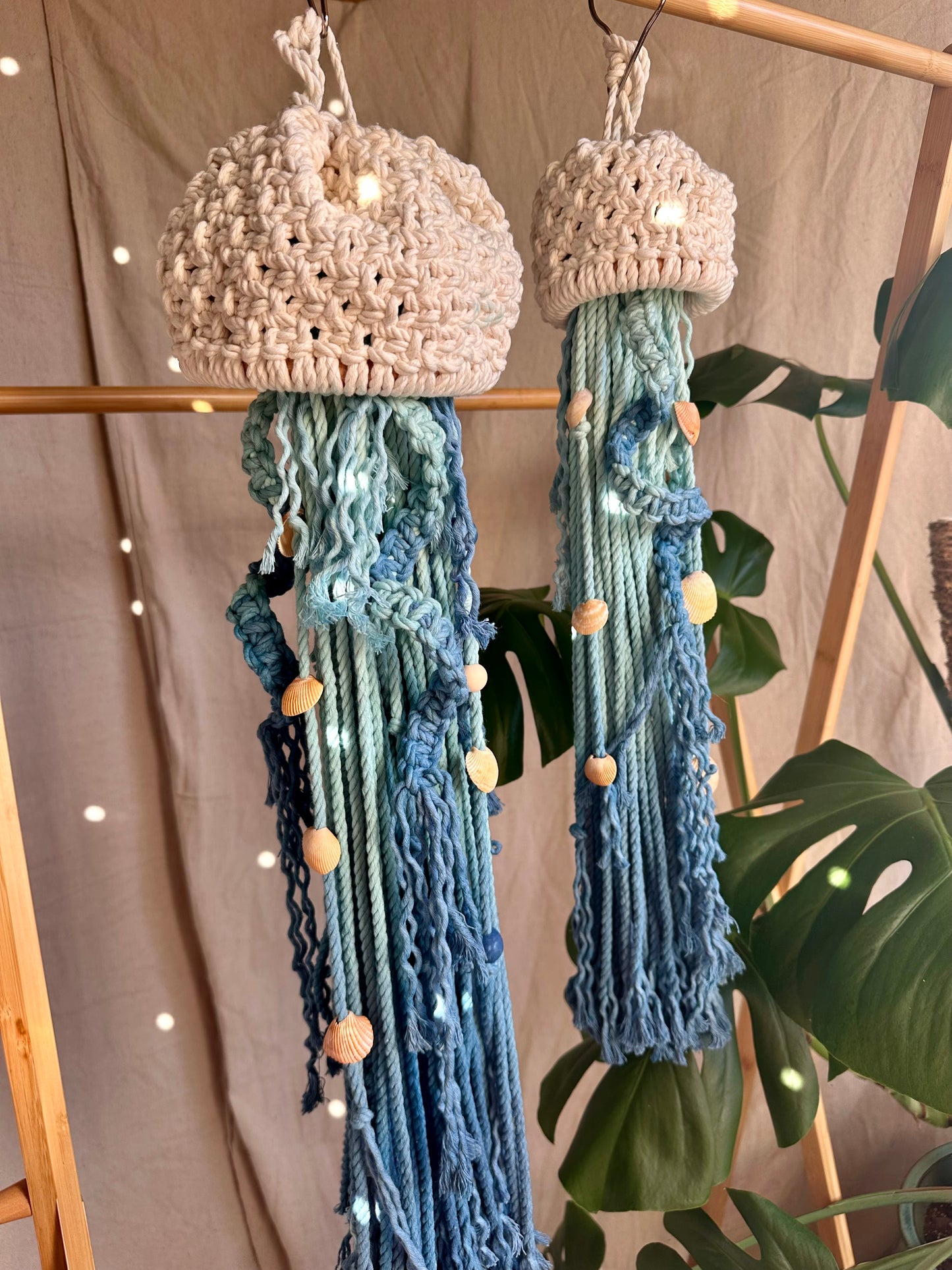 Bohemian Macrame Hanging Jellyfish