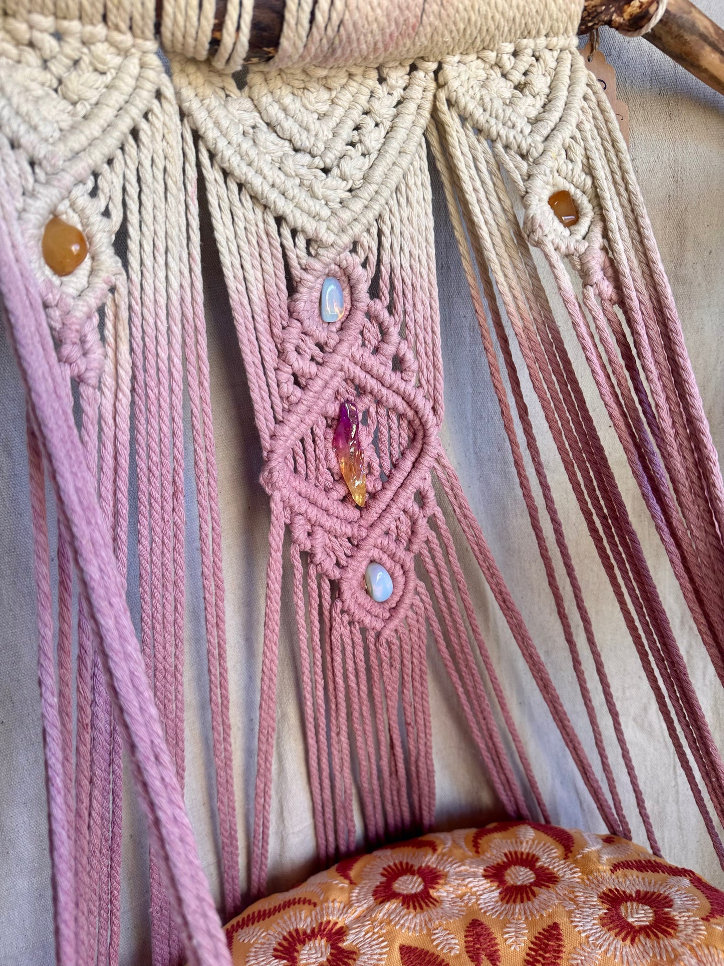 Custom Macrame Cat Hammock