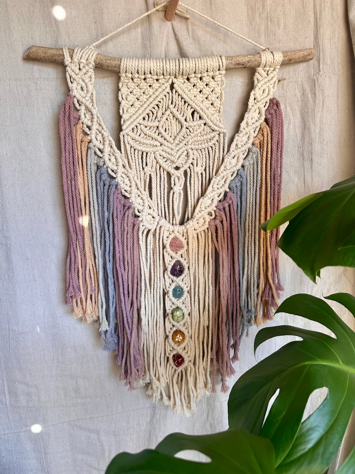 Lotus Chakra Medium Macrame Wall Hanging
