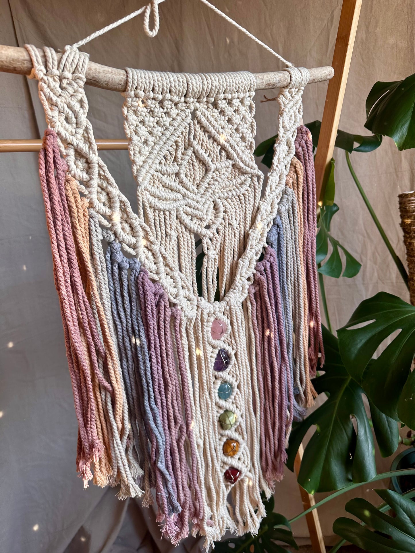 Lotus Chakra Medium Macrame Wall Hanging
