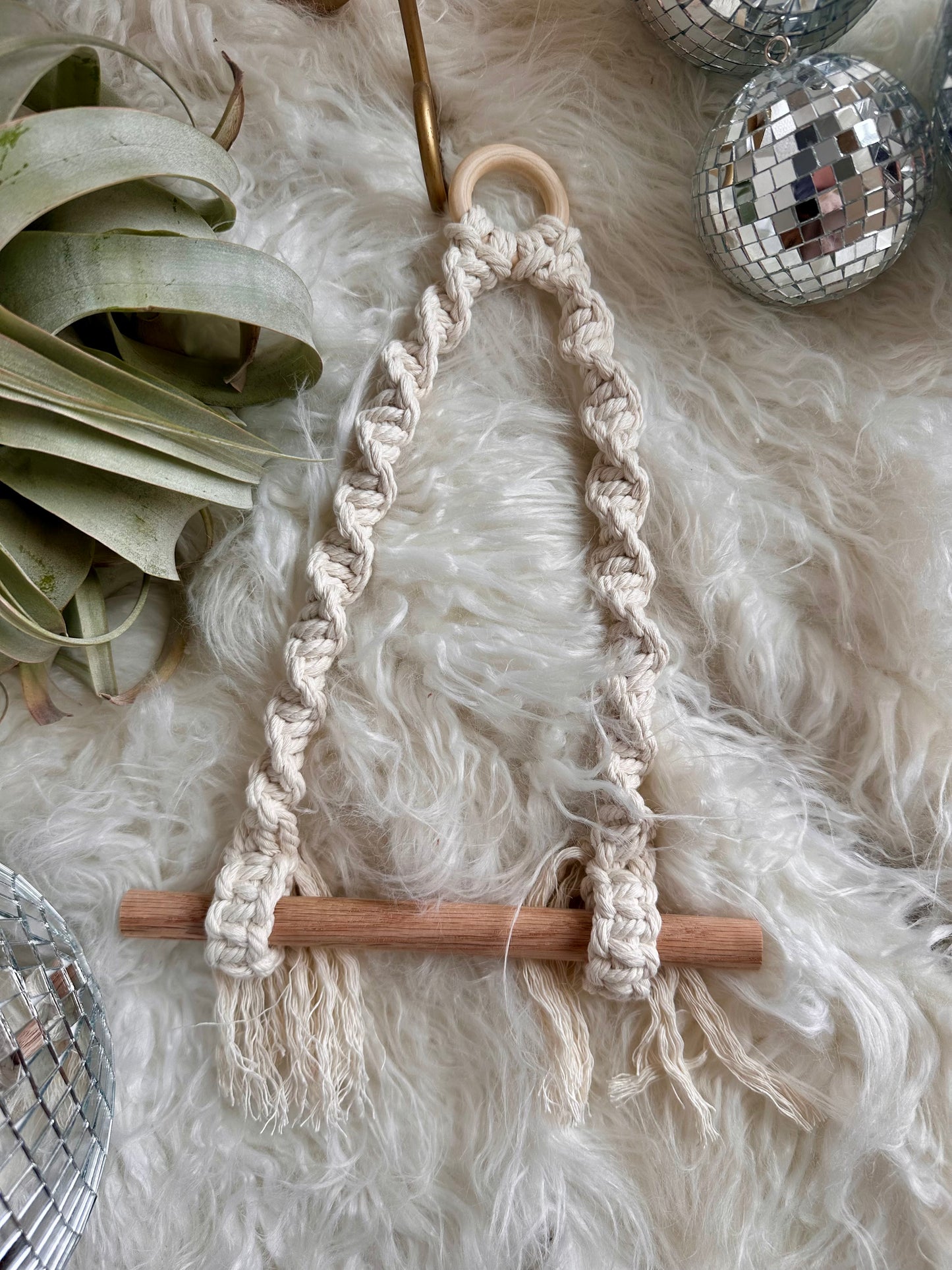 Macrame Toilet Paper and Hand Towel Holder