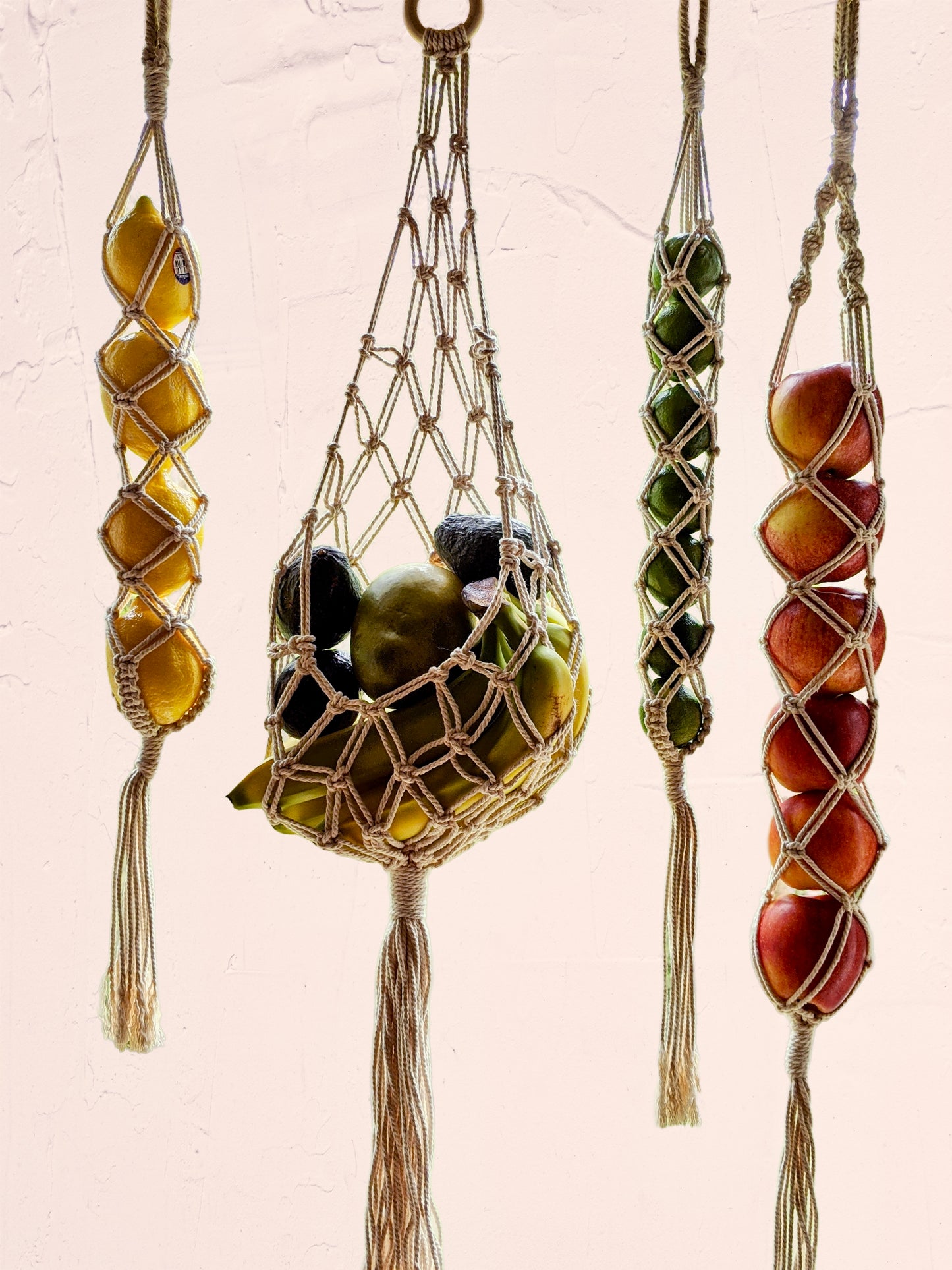 Macrame Fruit & Veggie Hangers