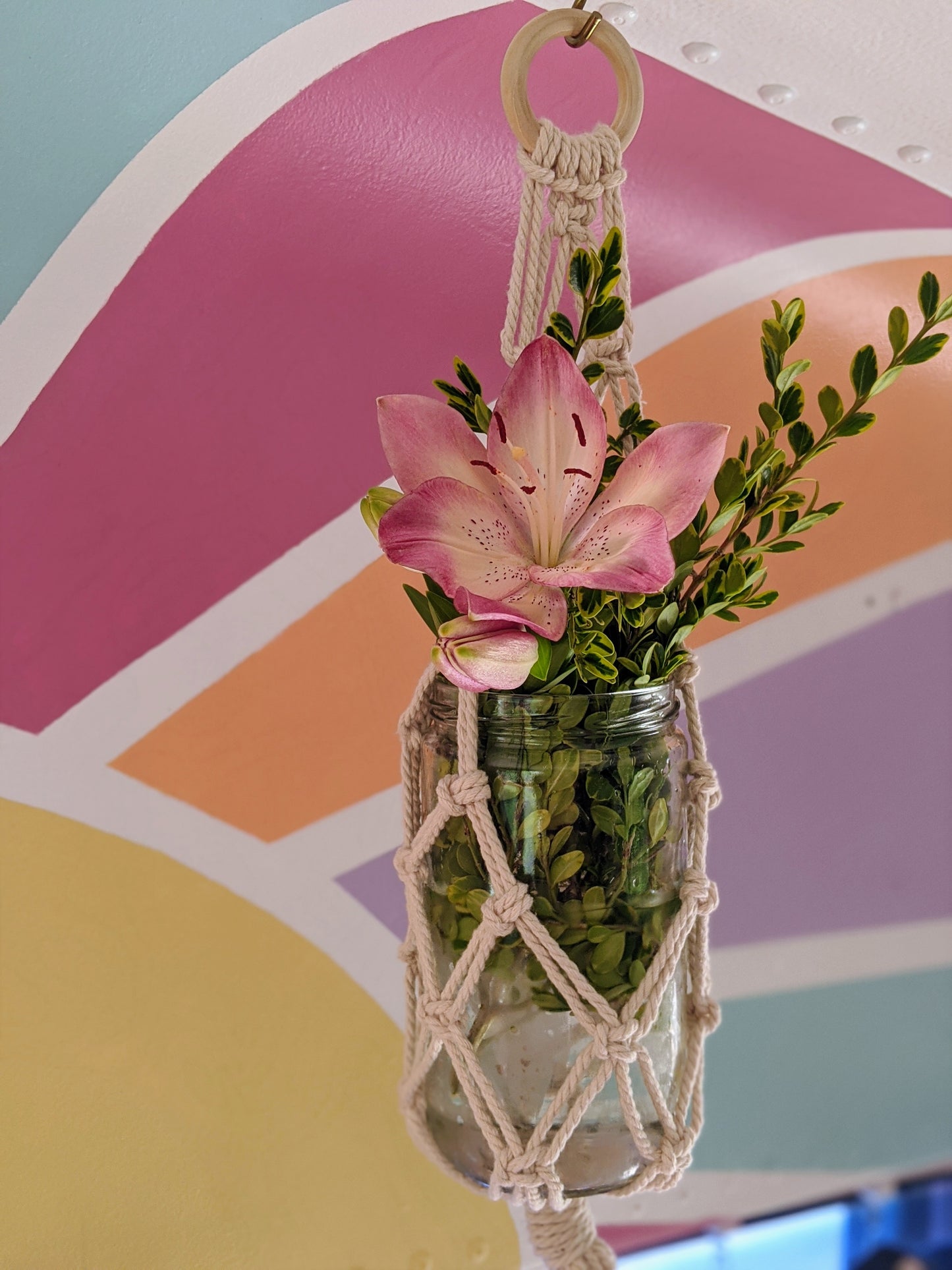 Macrame Hanging Basket