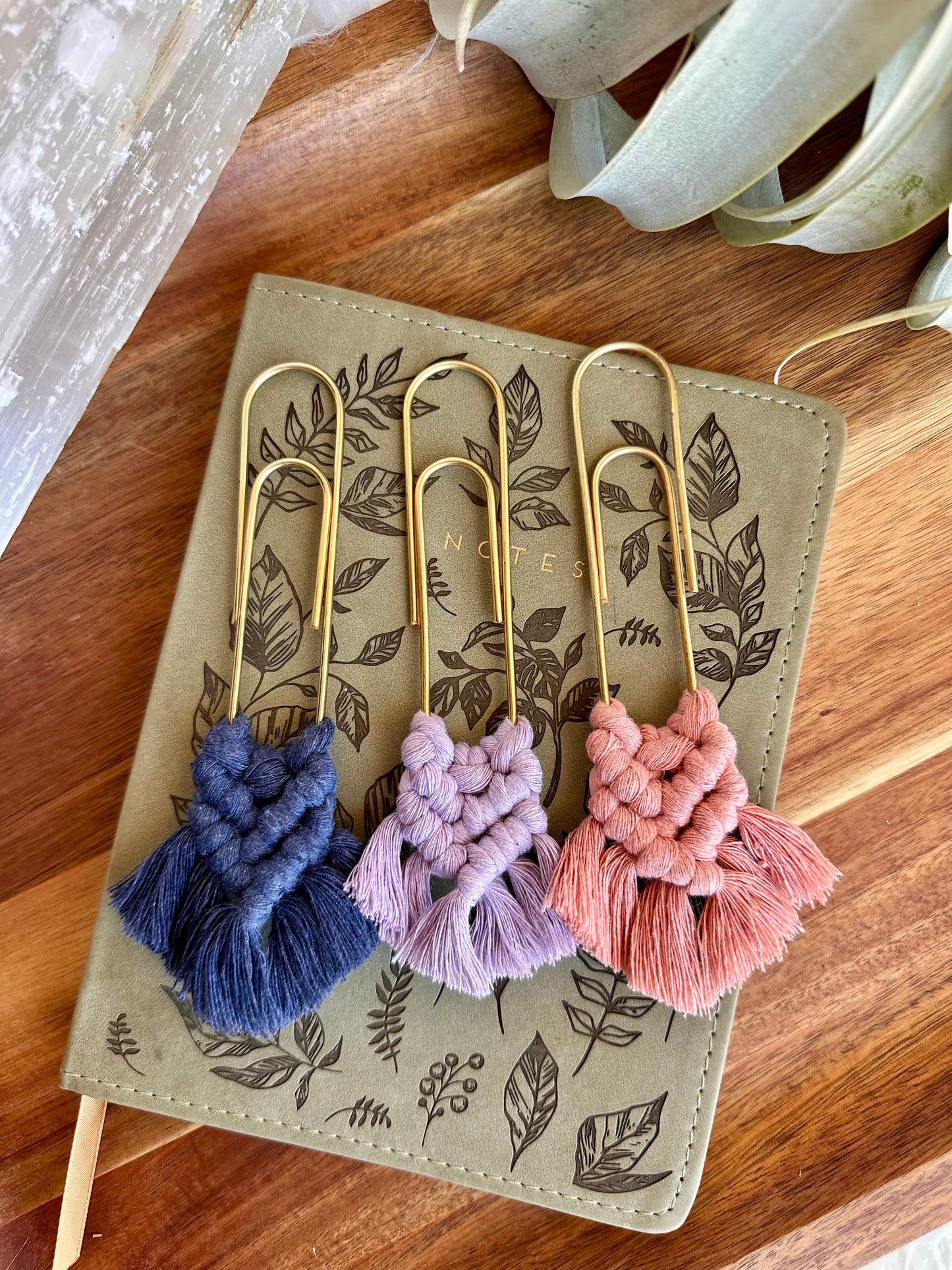 Macrame Bookmark Paperclip