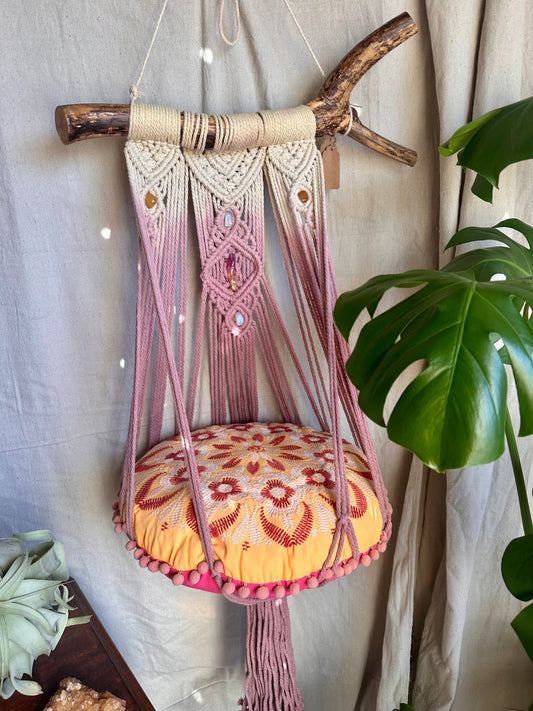 Custom Macrame Cat Hammock