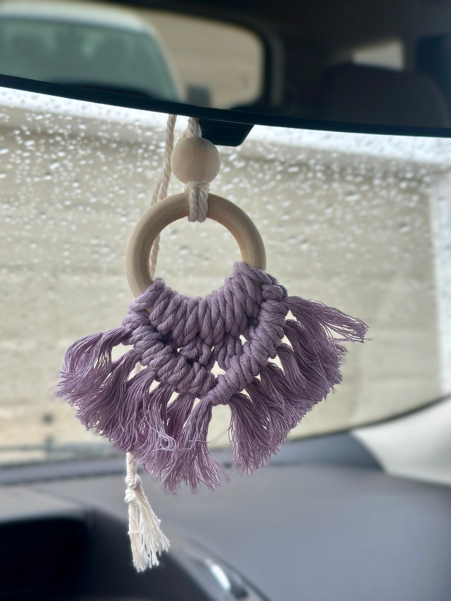 Macrame Car Essential Oil Diffuser