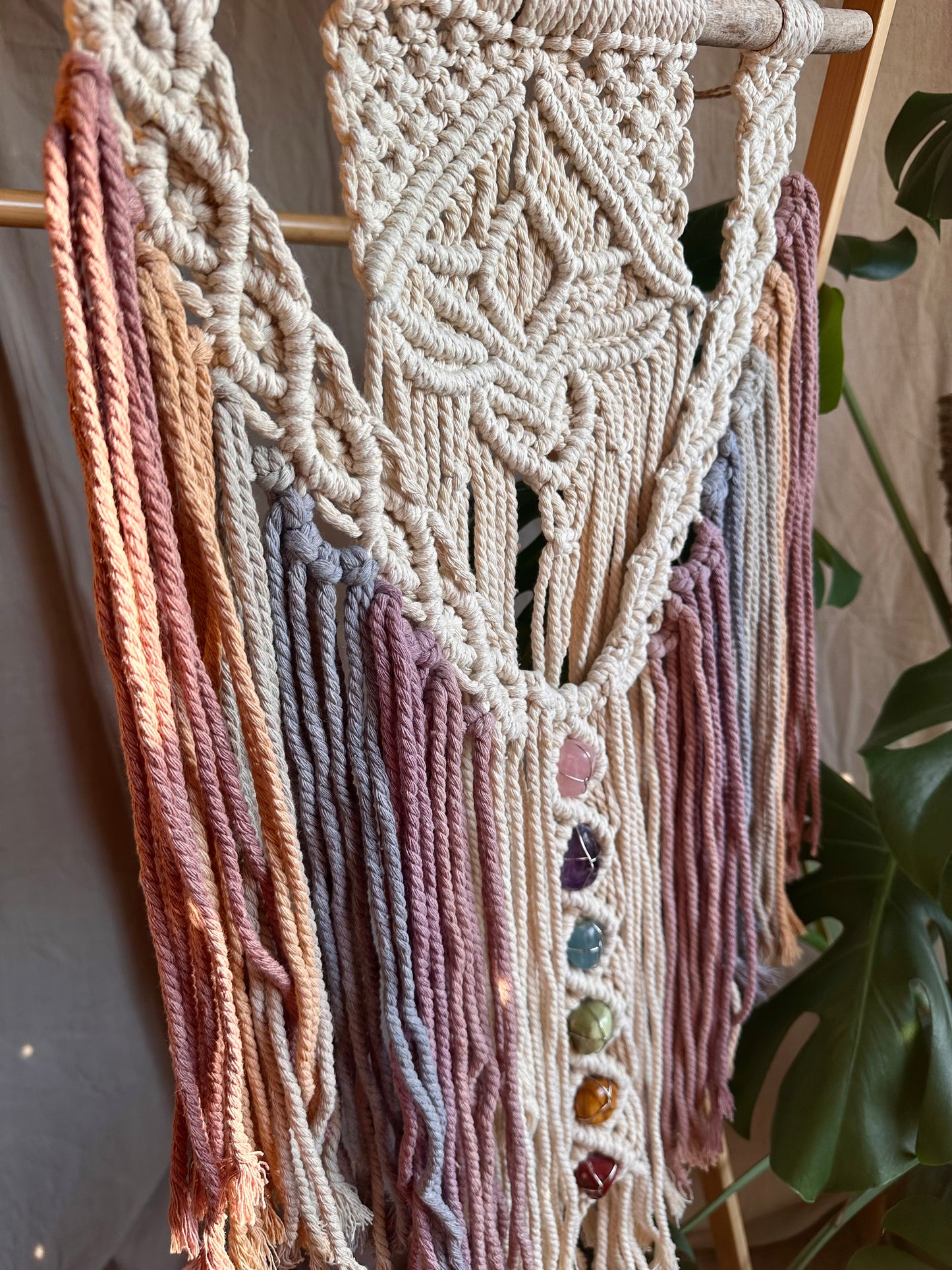 Lotus Chakra Medium Macrame Wall Hanging
