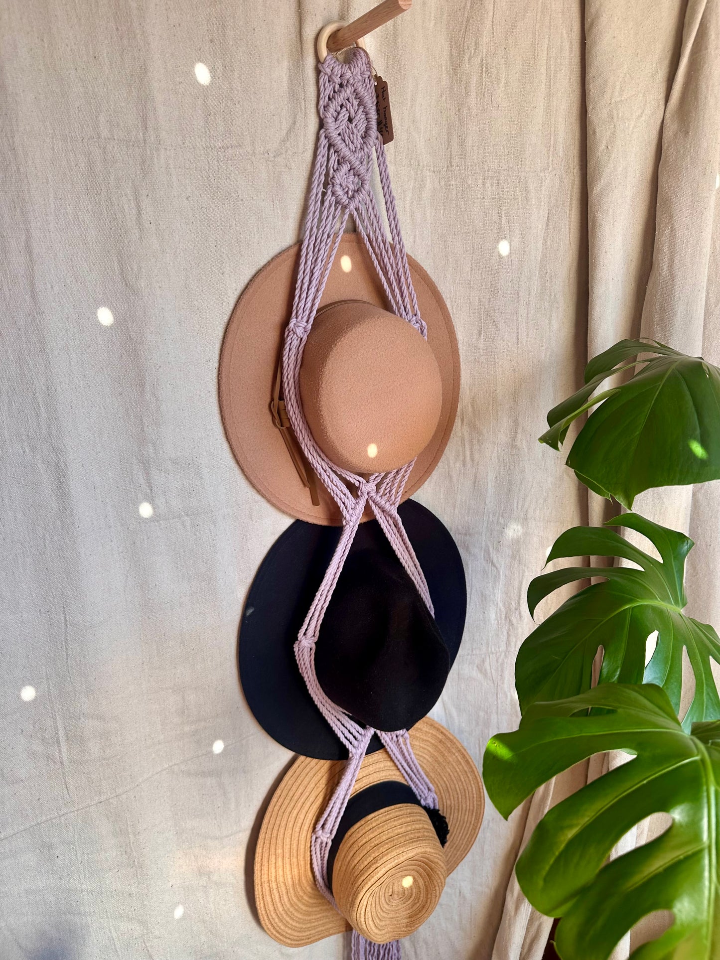 Macrame Hat Hangers