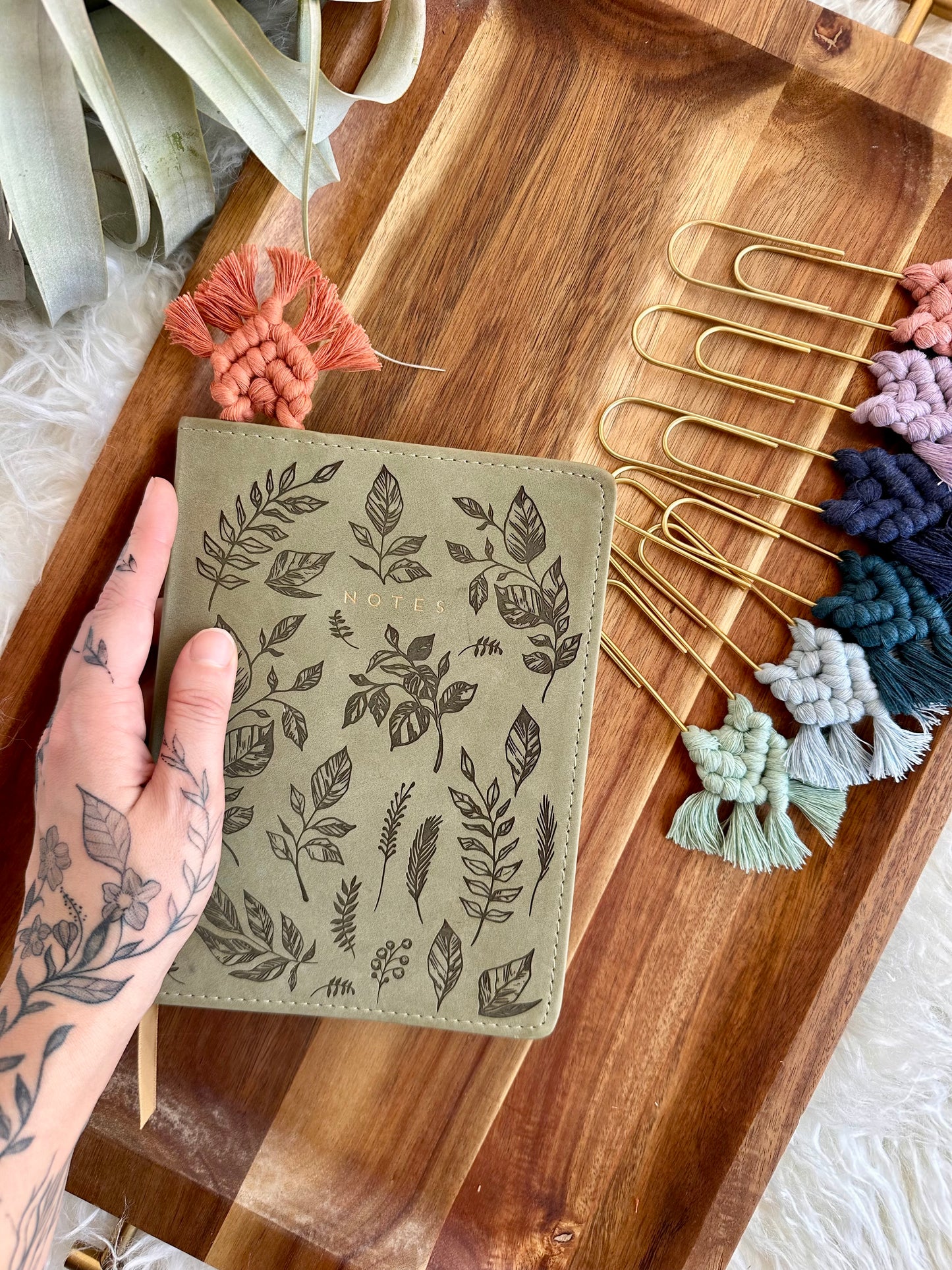 Macrame Bookmark Paperclip