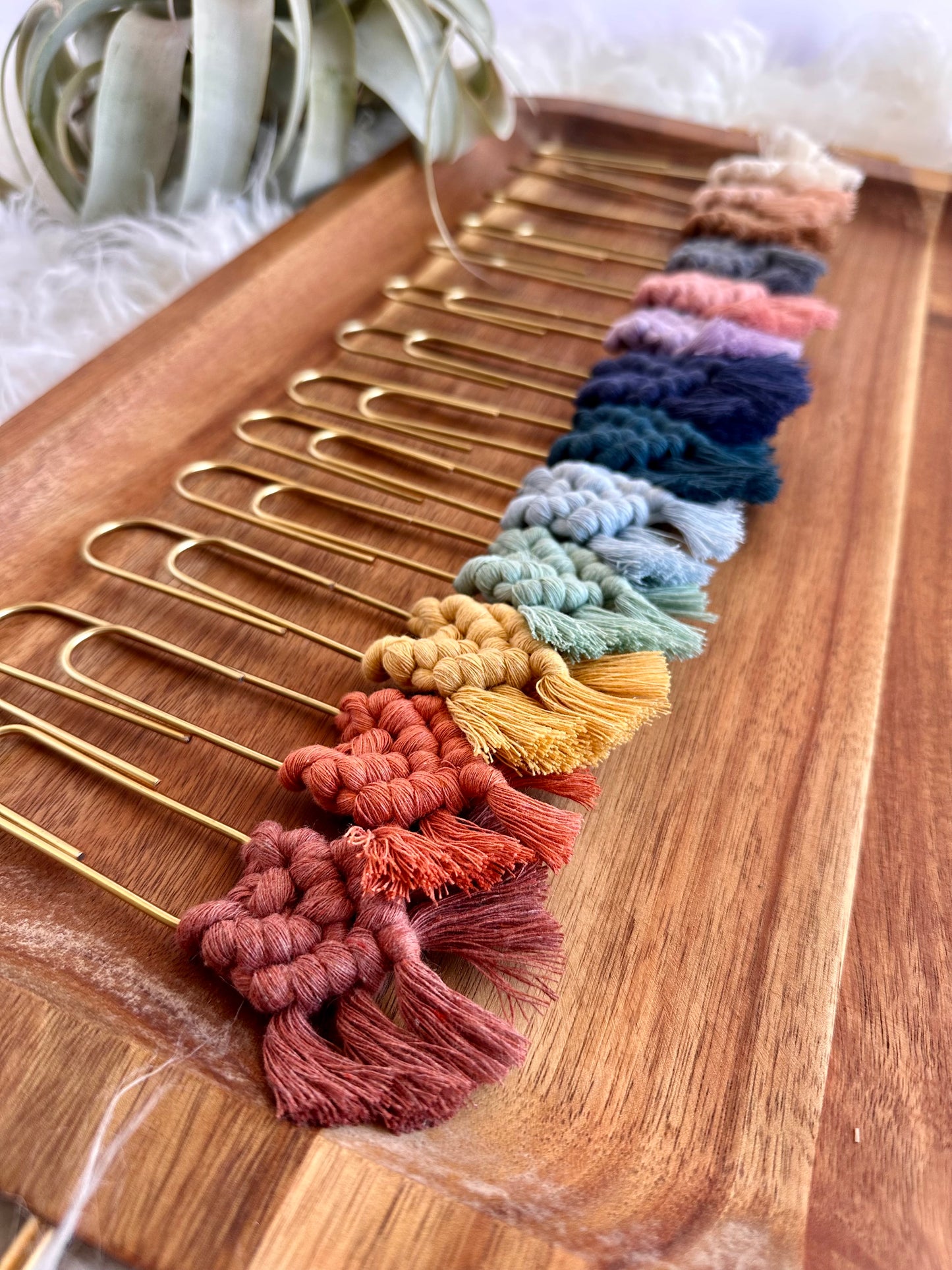 Macrame Bookmark Paperclip