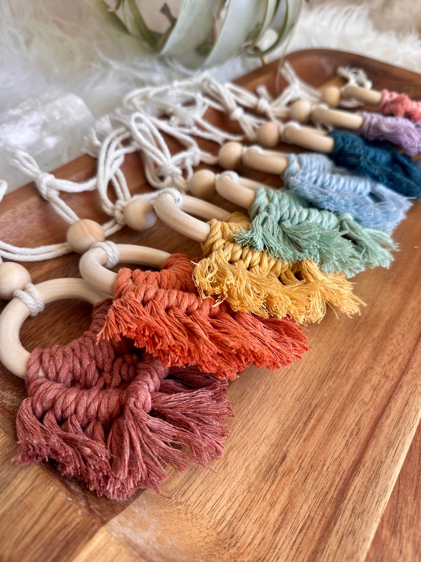 Macrame Car Essential Oil Diffuser