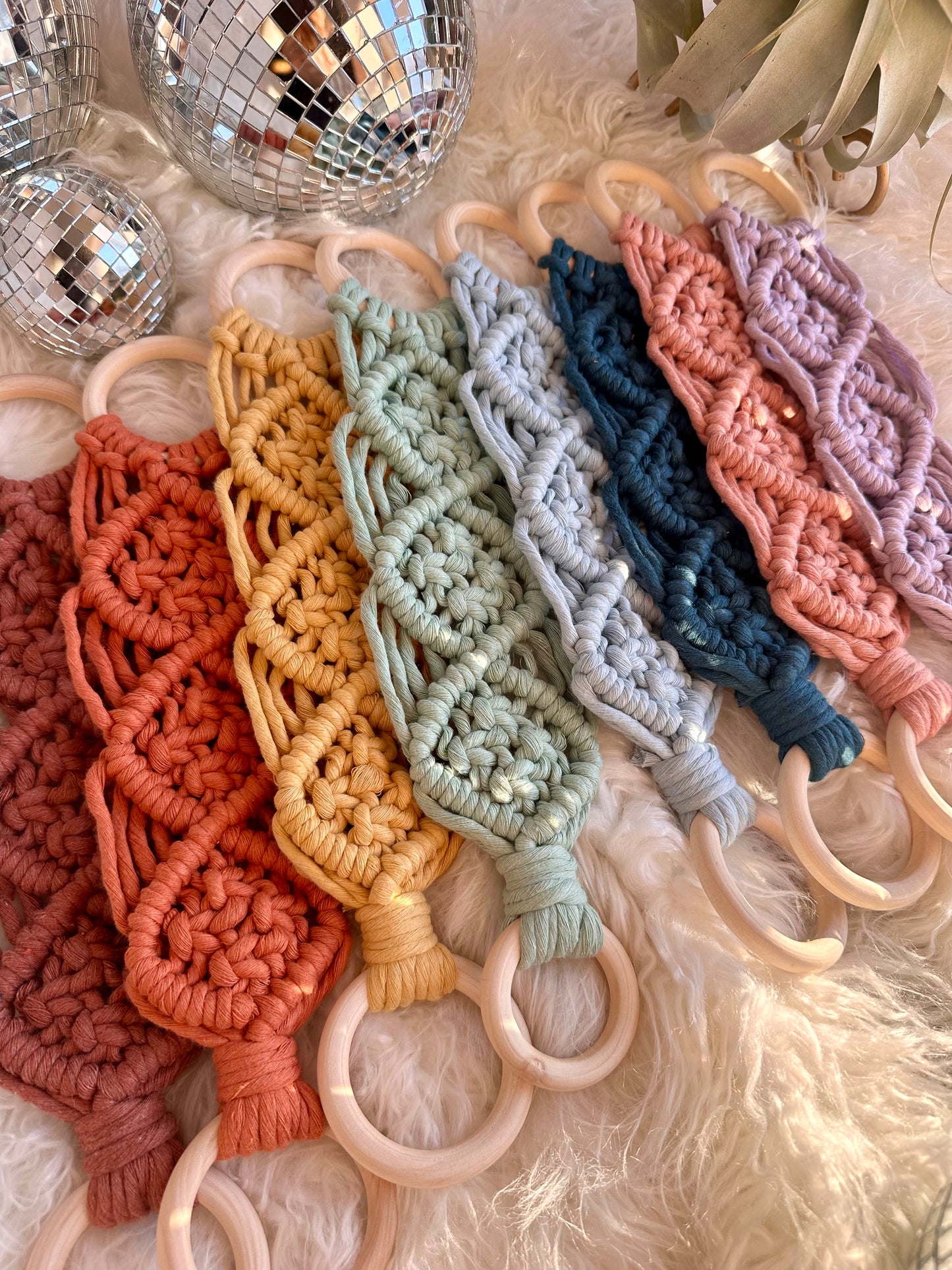 Macrame Kitchen Towel Hanger