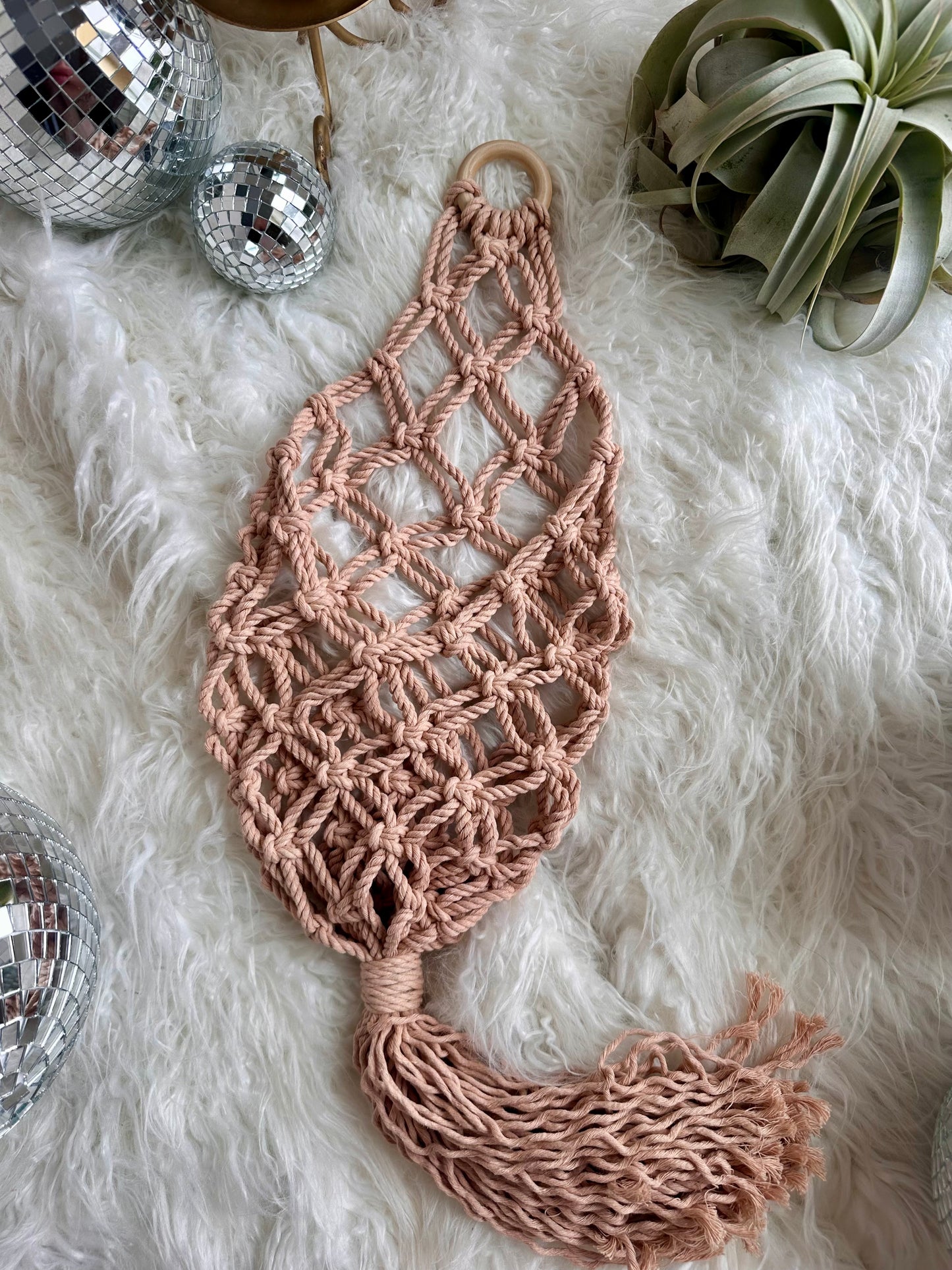 Macrame Hanging Basket
