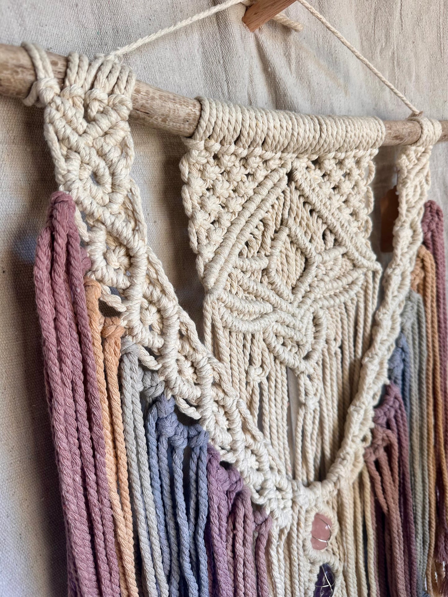 Lotus Chakra Medium Macrame Wall Hanging