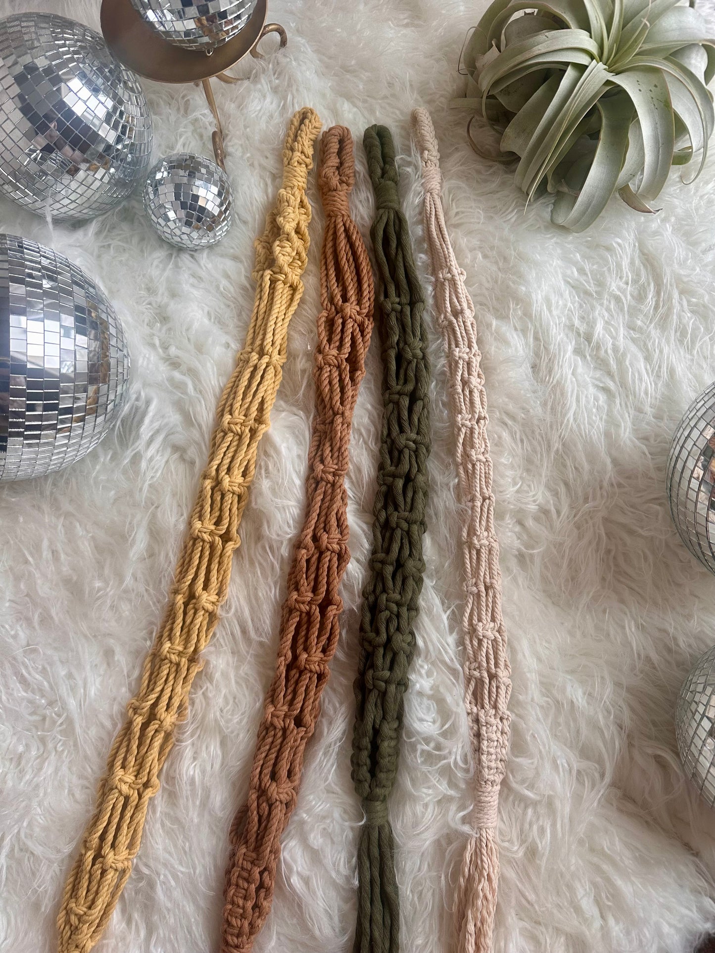 Macrame Fruit & Veggie Hangers