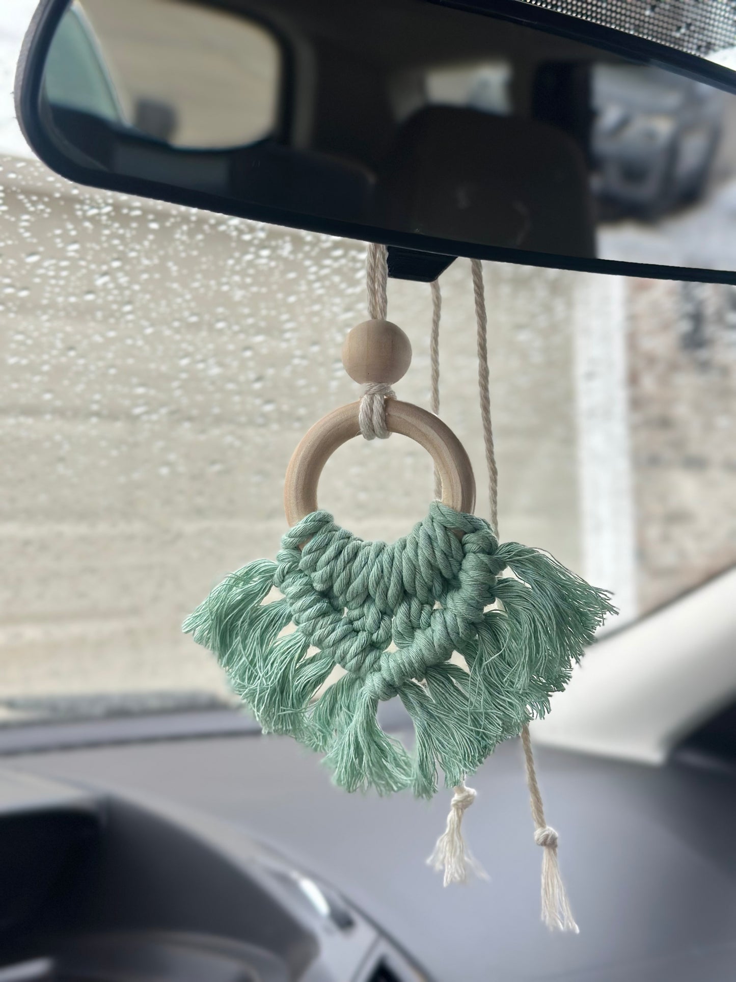 Macrame Car Essential Oil Diffuser