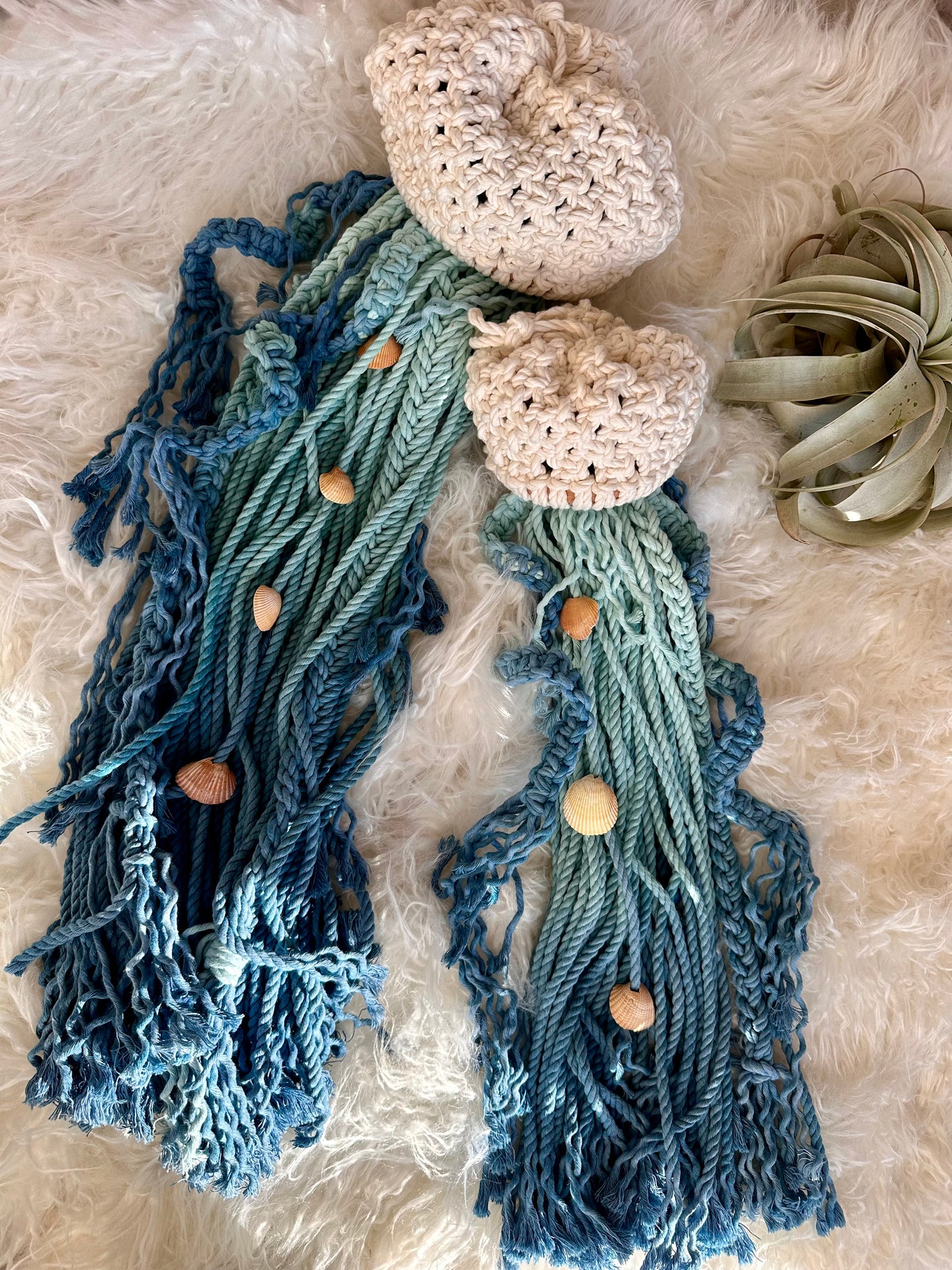 Bohemian Macrame Hanging Jellyfish
