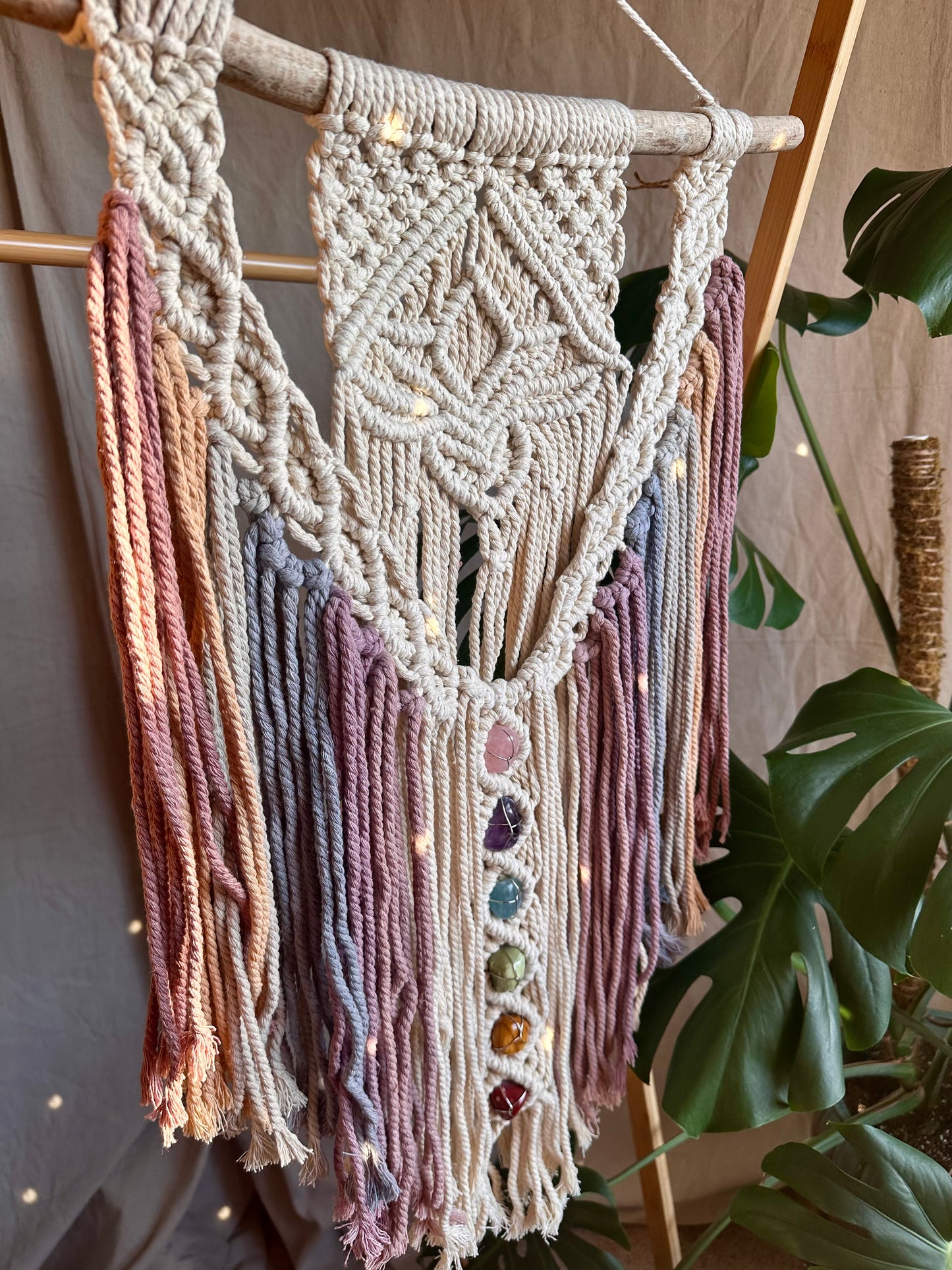 Lotus Chakra Medium Macrame Wall Hanging