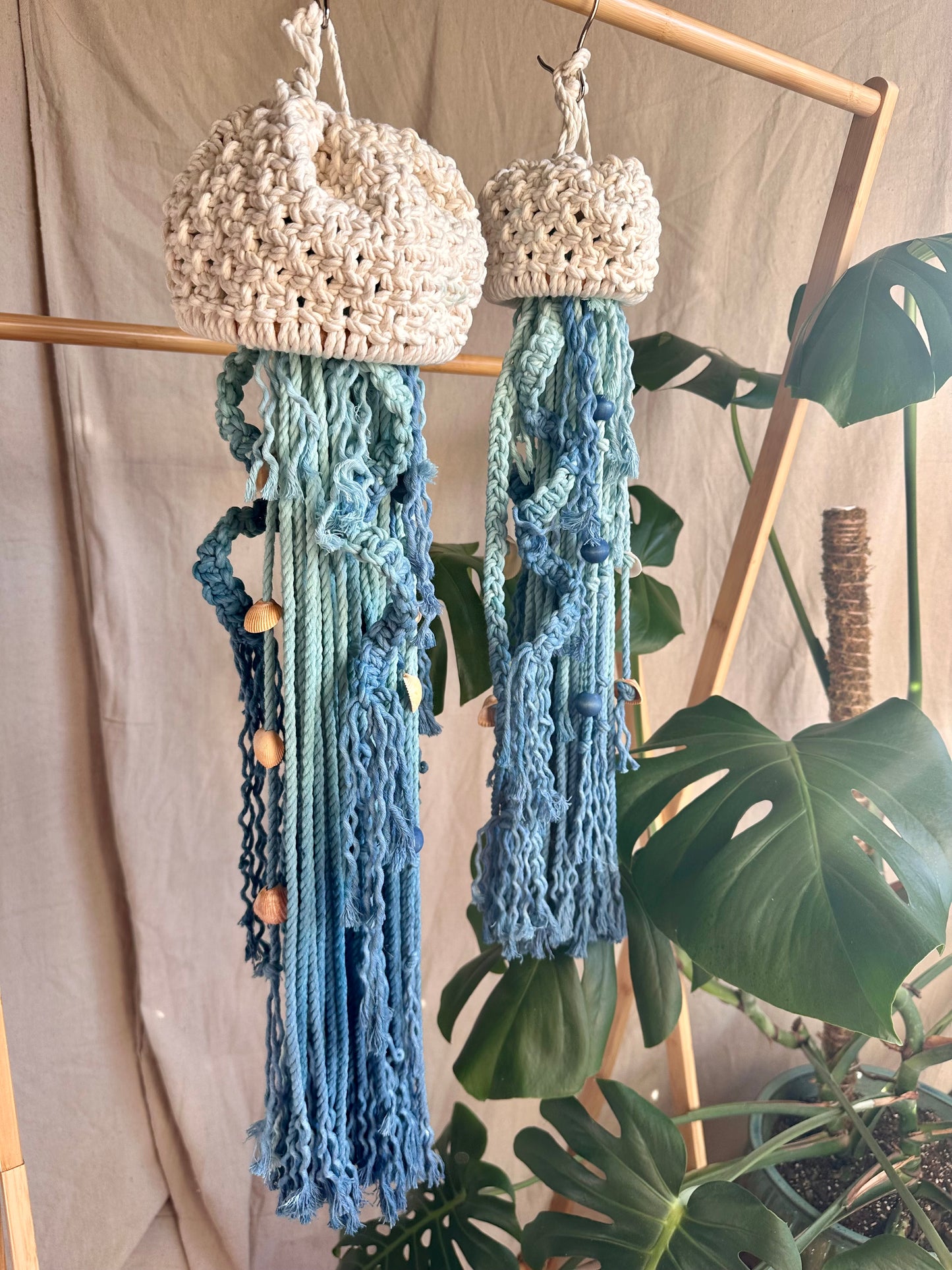 Bohemian Macrame Hanging Jellyfish