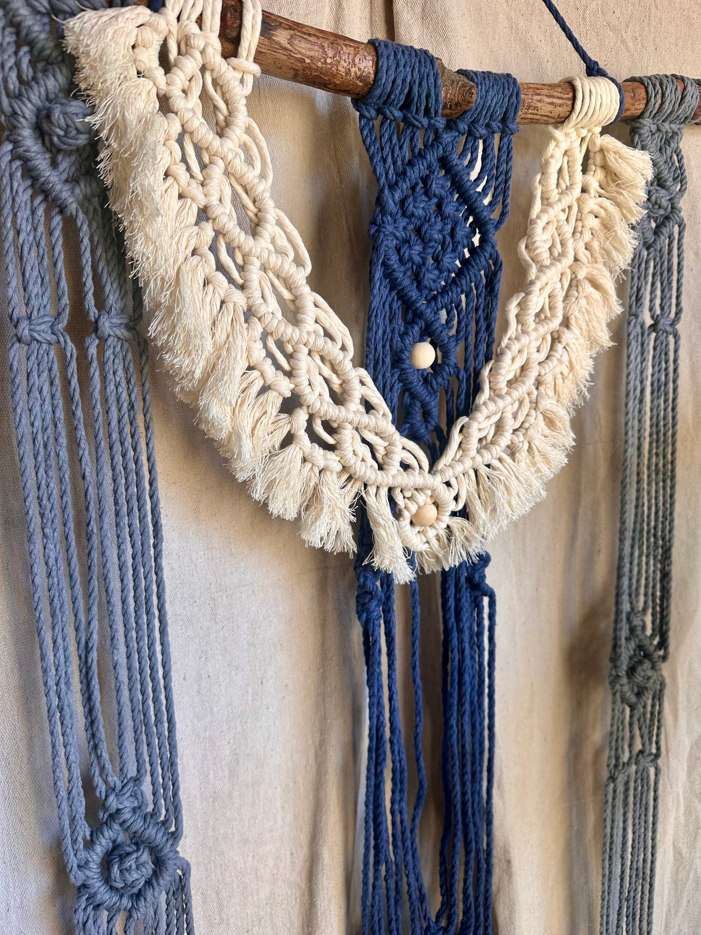 AMY | Three Tier Macrame Hat Hanger