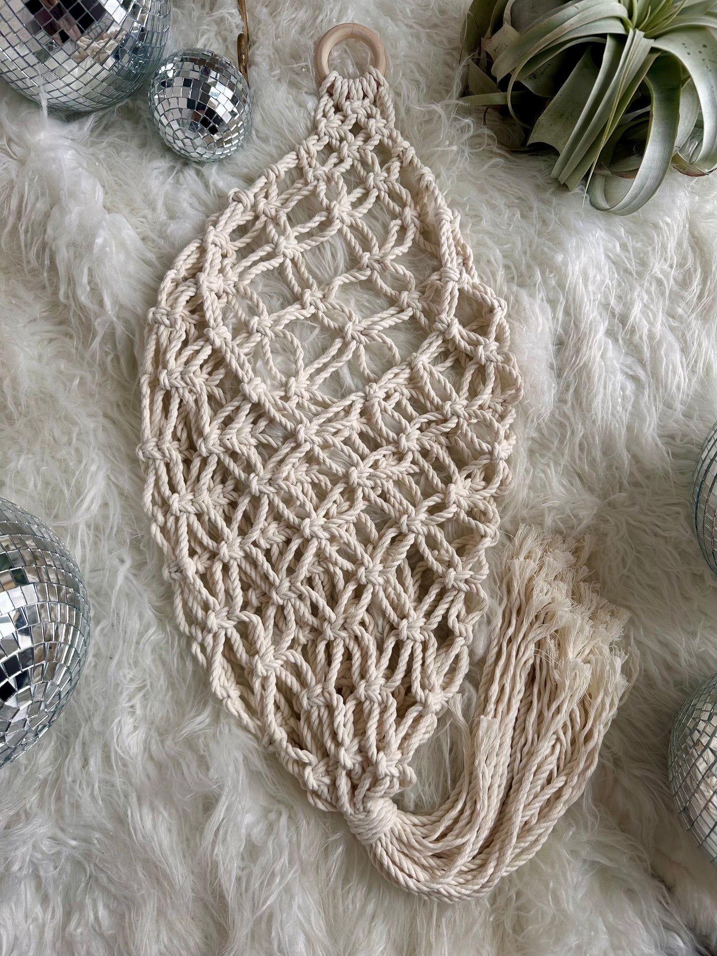 Macrame Hanging Basket