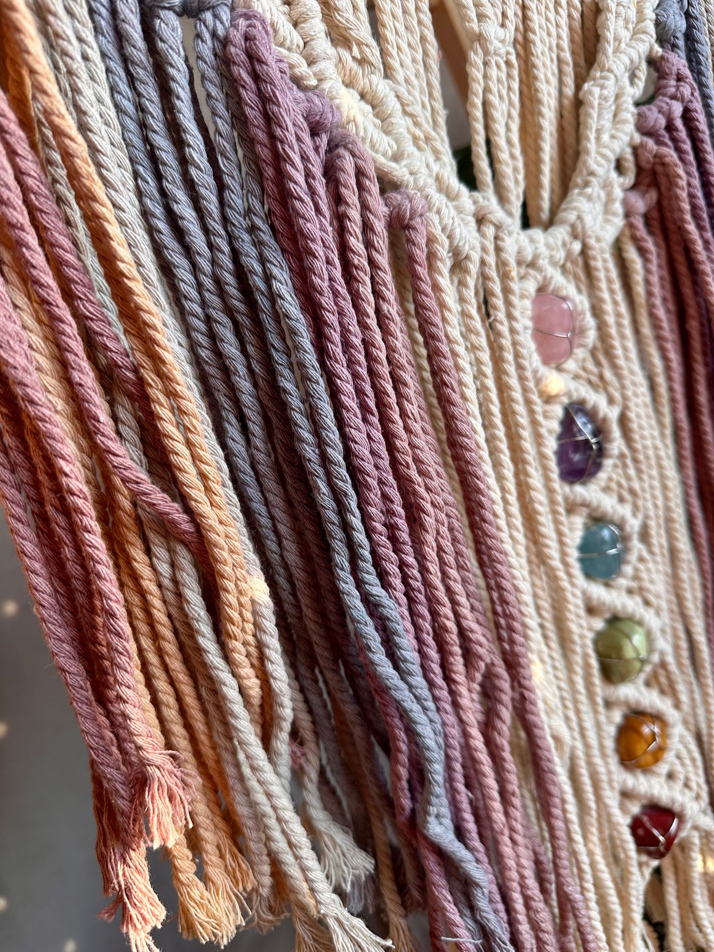 Lotus Chakra Medium Macrame Wall Hanging