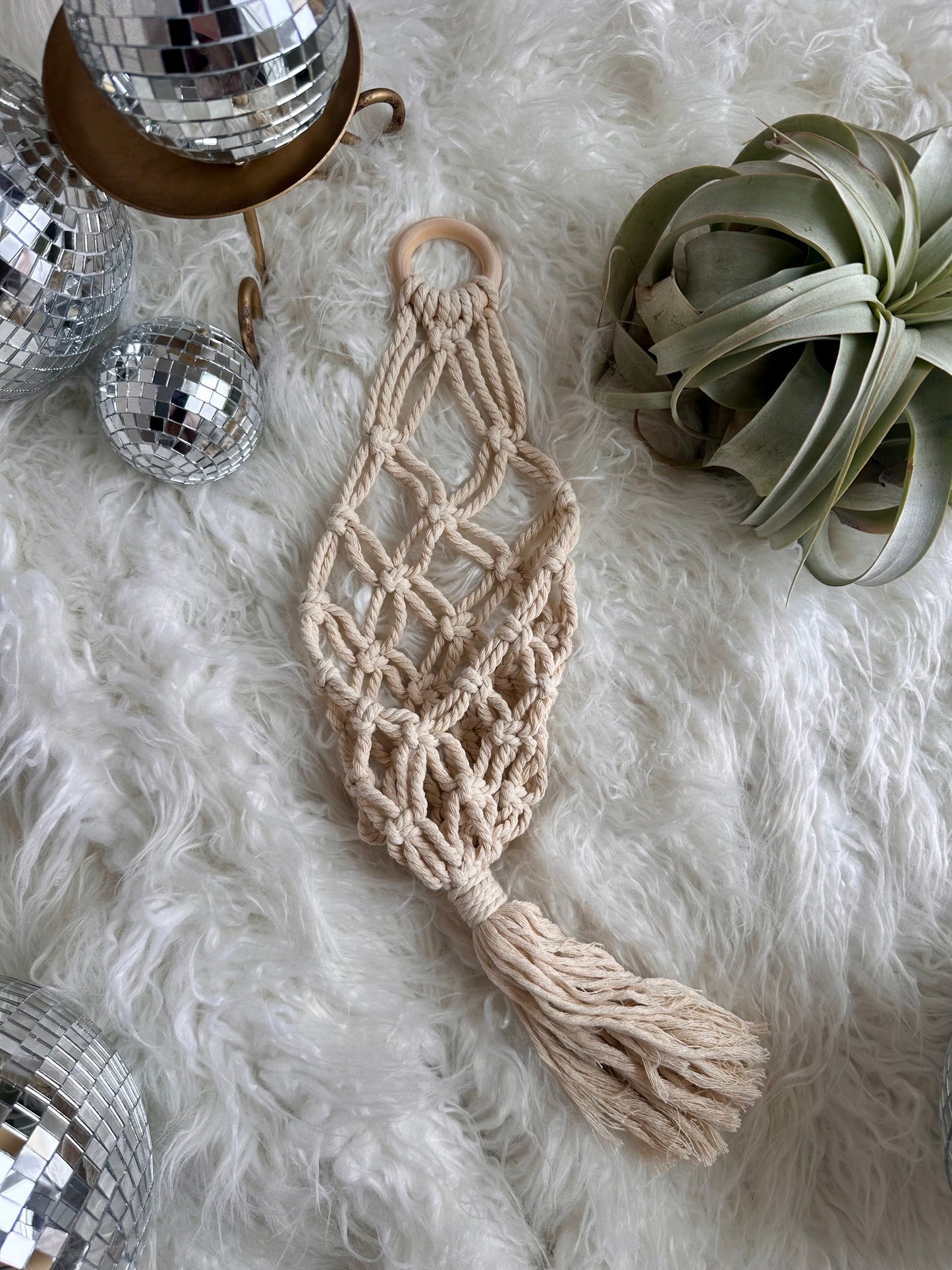 Macrame Hanging Basket