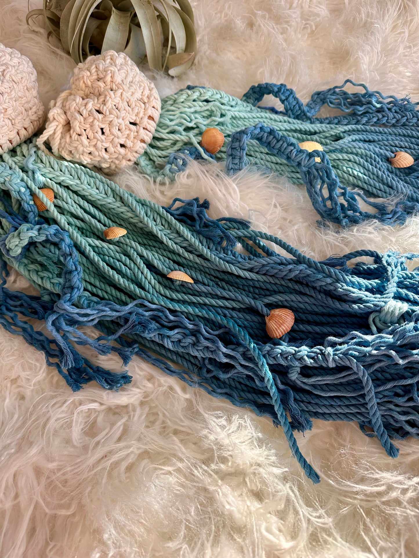 Bohemian Macrame Hanging Jellyfish