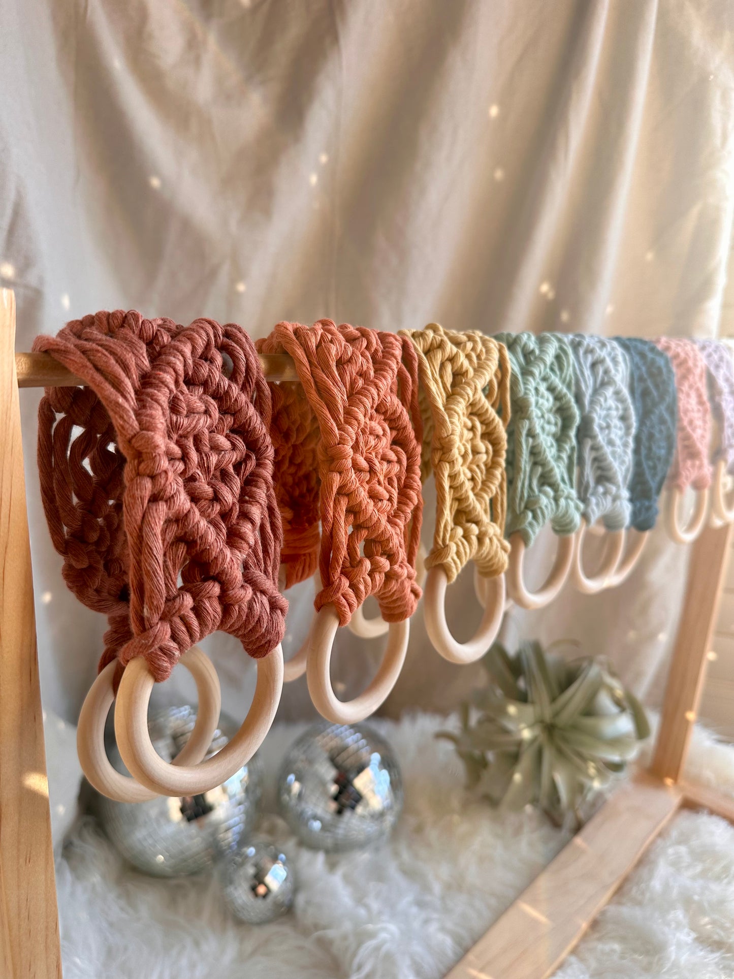 Macrame Kitchen Towel Hanger