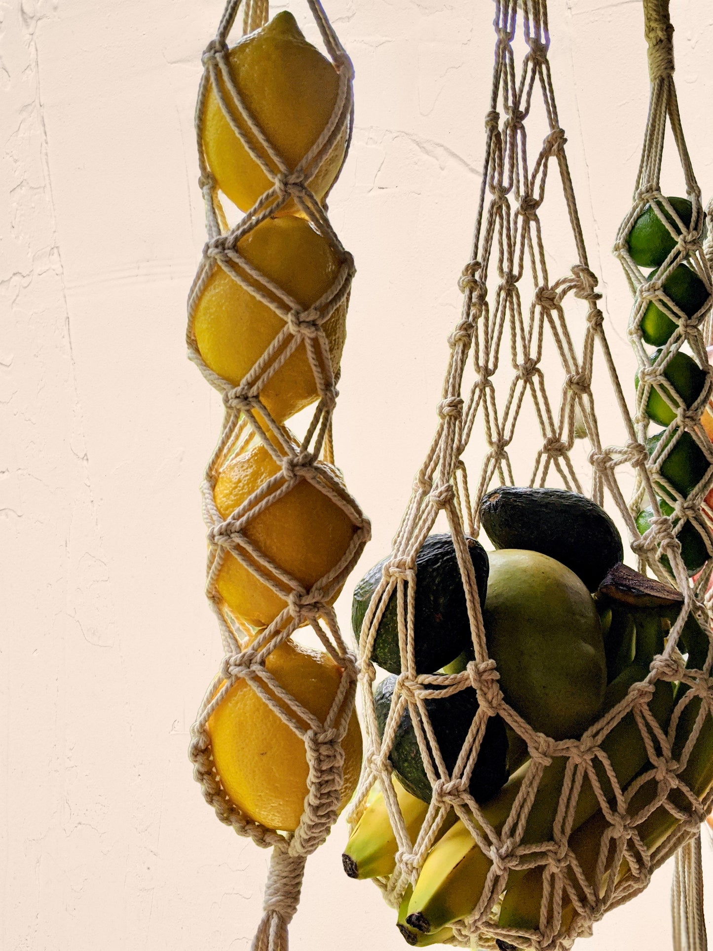 Macrame Fruit & Veggie Hangers